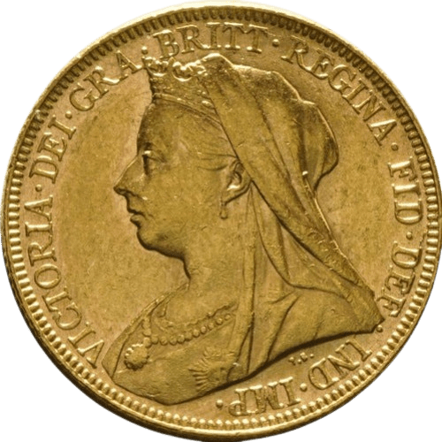 Gold Sovereign Victoria Old Head 1893 - 1901 (London Mint) - MintedMarket