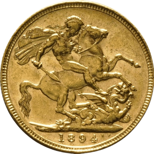 Gold Sovereign Victoria Old Head 1893 - 1901 (London Mint) - MintedMarket