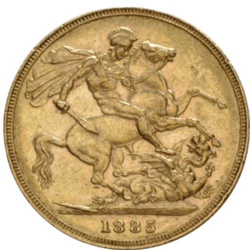 Gold Sovereign Victoria Young Head 1871 - 1887 (London Mint) - MintedMarket