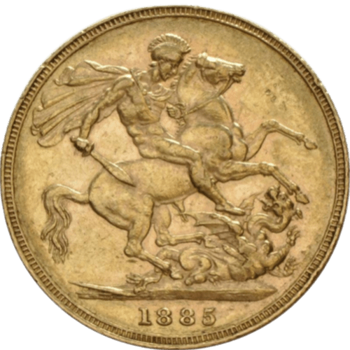 Gold Sovereign Victoria Young Head 1871 - 1887 (Sydney Mint) - MintedMarket