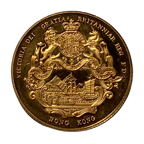 Hong Kong Royal Visit Gold Medal 1989 - MintedMarket