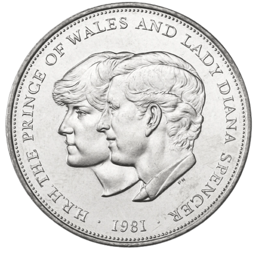 Prince Charles and Lady Diana Coin 1981 - MintedMarket