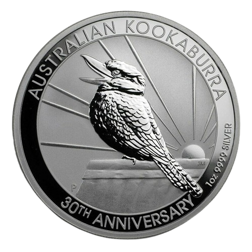 $1 Australian Kookaburra 30th Anniversary 1 oz Silver Coin 2020 - MintedMarket