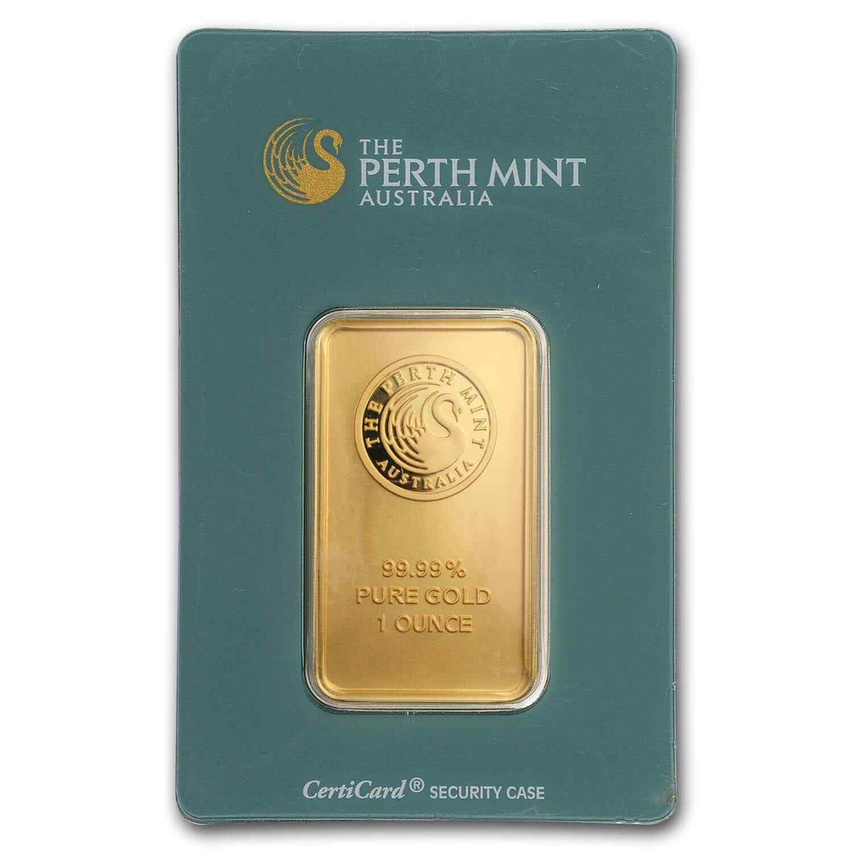 1 oz Perth Mint Gold Bar with Classic Assay Card - MintedMarket