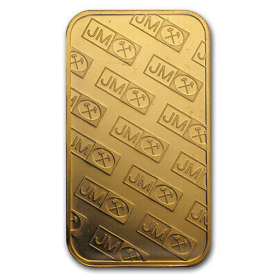 10 gram Johnson Matthey Gold Bar - MintedMarket