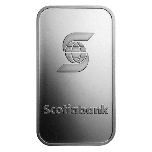 100 oz Scotiabank Silver Bar - MintedMarket