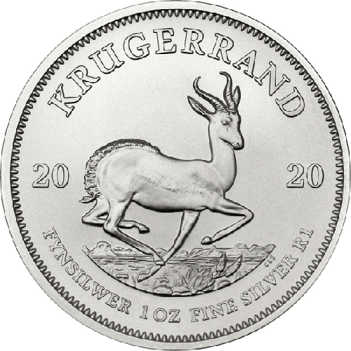 1 oz Krugerrand Silver Coin 2020 - MintedMarket