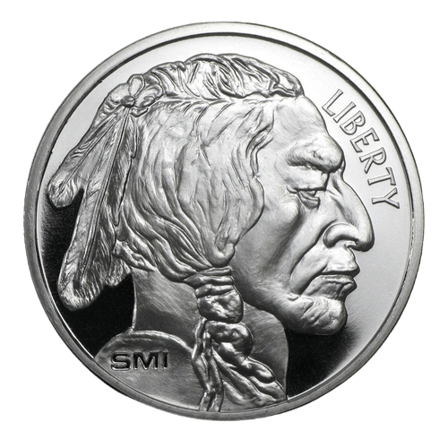 1 oz Sunshine Minting Buffalo Silver Round - MintedMarket