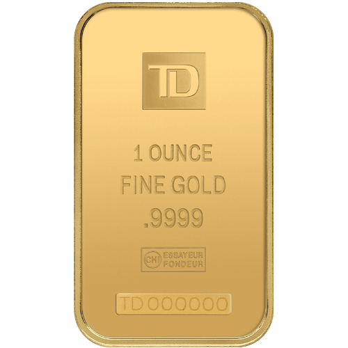 1 oz TD Gold Bar - MintedMarket