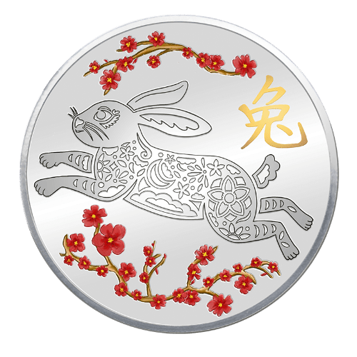 1 oz TD Year of the Rabbit Silver Coin - MintedMarket