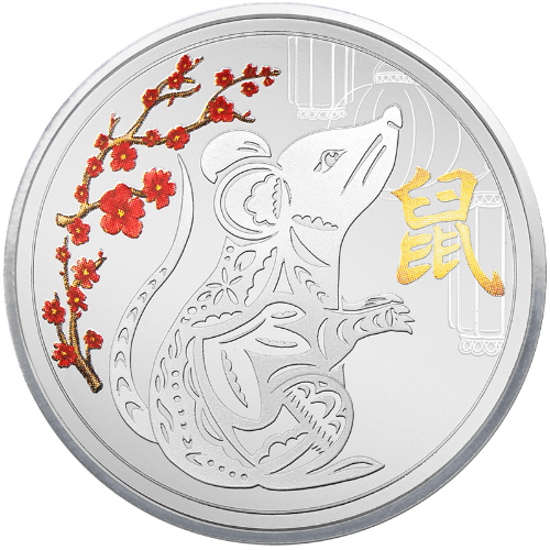 1 oz TD Year of the Rat Silver Coin - MintedMarket