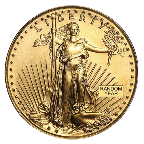 1/10 oz American Eagle Gold Coin Random Year - MintedMarket