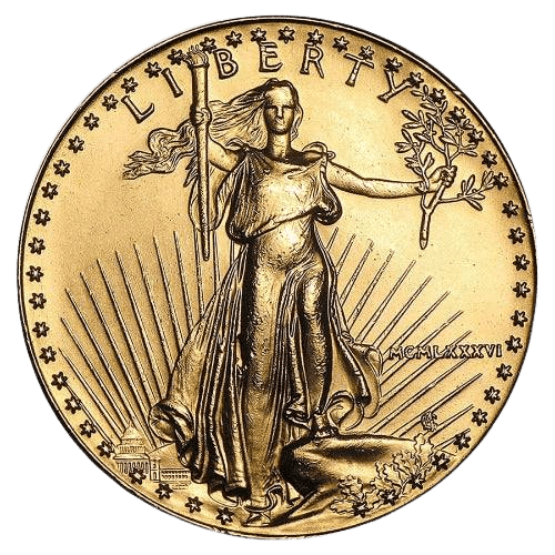 1 oz 1986 American Eagle Gold Coin (MCMLXXXVI) - MintedMarket