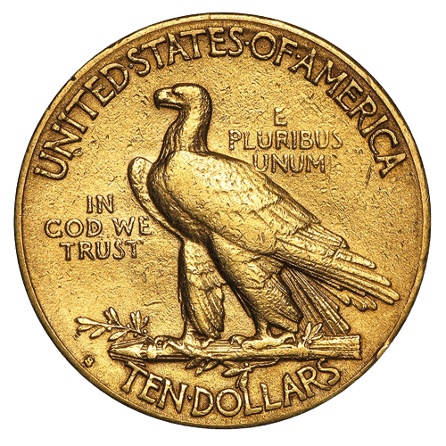 $10 Indian Eagle Head Gold Coin Random Year - MintedMarket