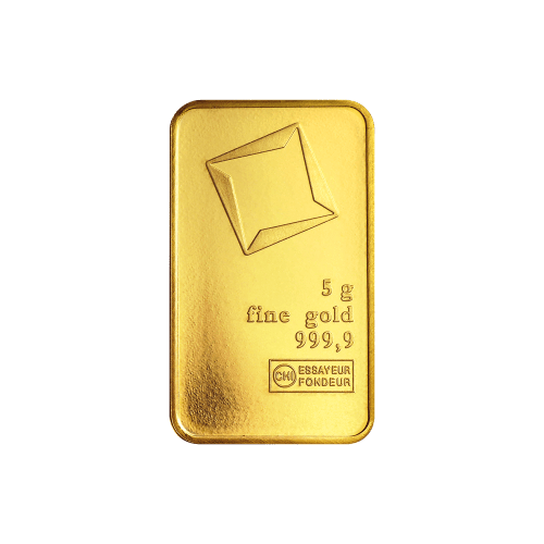 5 gram Valcambi Gold Bar - MintedMarket
