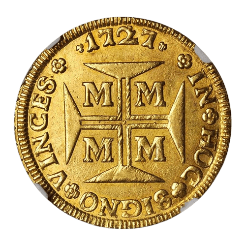 10000 Réis - João V Brazil Gold Coin 1727 - MintedMarket